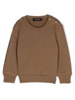 DSQUARED2 KIDS pull en coton à encolure ronde - Marron