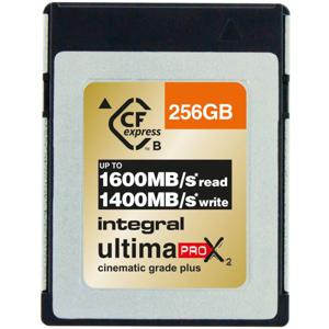 Integral 256GB UltimaPro X2 CFexpress Cinematic Gold Type B 2.0 Card