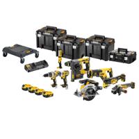 DeWALT DCK853P4T Accu combiset Brushless 8-delig 18V XR in TSTAK DeWALT DCK853P4T Accu combiset Brushless 8-delig 18V XR in TSTAK