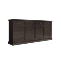 Meubella Dressoir Leroy - Zwart eiken - 193 cm - thumbnail