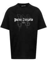 Palm Angels t-shirt à logo Paris imprimé - Noir - thumbnail