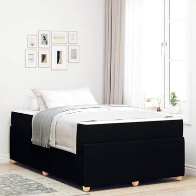 Bedframe Anders Zwart 120 x 200 cm Stof