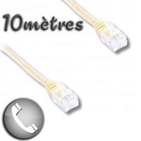 ADSL RJ11 mannelijke / RJ11 mannelijke kabel 10m