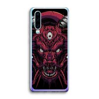 Hell Hound and Serpents: Huawei P30 Transparant Hoesje
