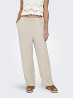 Only Onlsiesta Mw Pull-up Linen Bl Pnt Noos Broek Moonbeam
