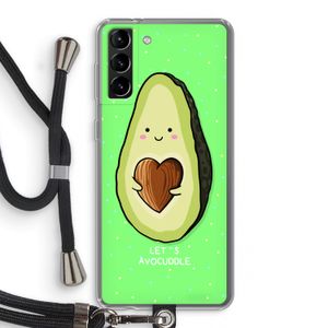 Avocuddle: Samsung Galaxy S21 Plus Transparant Hoesje met koord