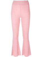 Cashmere In Love pantalon Candiss à design nervuré - Rose