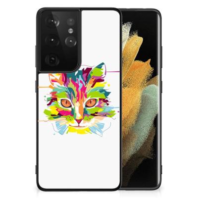 Samsung Galaxy S21 Ultra Hoesje Cat Color
