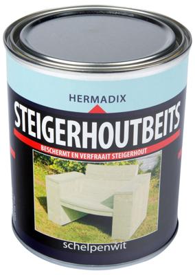 Steigerh.beits schelpen wit 750 ml - Hermadix