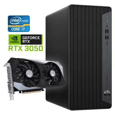 HP EliteDesk 800 G6 Tower - Intel Core i7-10e Generatie - 32GB RAM - 1TB SSD - Nvidia RTX 3050 - Win11 - Game PC HP EliteDesk 800 G6 Tower - Intel Core i7-10e Generatie - 32GB RAM - 1TB SSD - Nvidia RTX 3050 - Win11 - Game PC