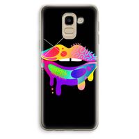 Lip Palette: Samsung Galaxy J6 (2018) Transparant Hoesje