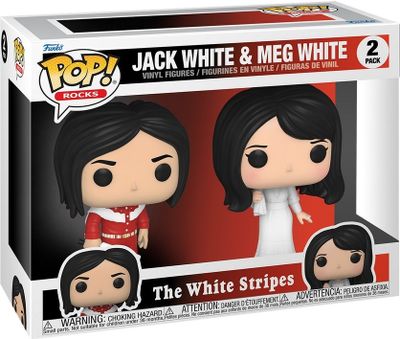 The White Stripes Funko Pop Vinyl 2-Pack: Jack White & Meg White