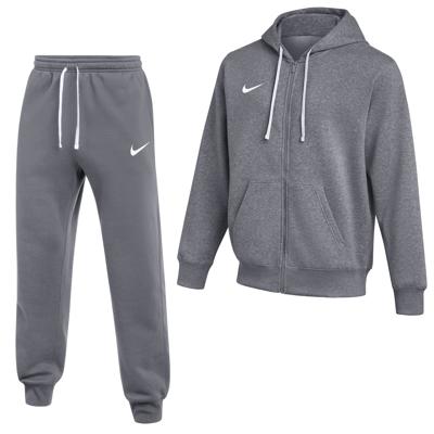 Nike Park 26 Fleece Vest Joggingpak Donkergrijs Wit