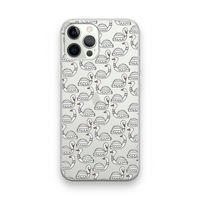 Zwanen: iPhone 12 Pro Transparant Hoesje