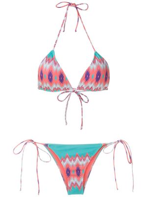 Brigitte ensemble de bikini imprimé Tati e Julia - Multicolore