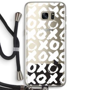 XOXO: Samsung Galaxy S7 Edge Transparant Hoesje met koord