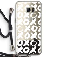 XOXO: Samsung Galaxy S7 Edge Transparant Hoesje met koord