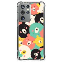 Samsung Galaxy S21 Ultra Stevig Bumper Hoesje Bears - thumbnail