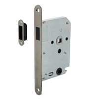 Intersteel Woningbouw magneet badkamer/toilet slot geborsteld RVS 63/8mm