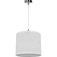 LED Hanglamp Rond - E27 Fitting - Mat Wit Kunststof - Moderne Hangverlichting