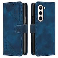 telefoon hoesje Voor Samsung Galaxy Z-vouw 6 Z Fold 5 Z Fold 4 Z Fold 3 Flip cover Magnetisch met polsband Kaartsleuf Vlinder Geometrisch patroon PC PU-nahka Lightinthebox