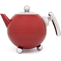 Bredemeijer Theepot Duet® Bella Ronde 1,2 l - Carmine Red - thumbnail