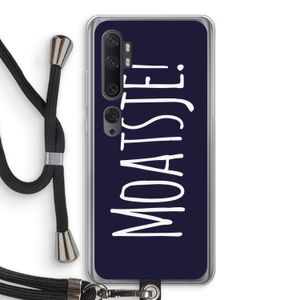 Moatsje!: Xiaomi Mi Note 10 Transparant Hoesje met koord
