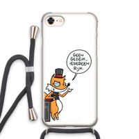 Geen Gezeik: iPhone 8 Transparant Hoesje met koord