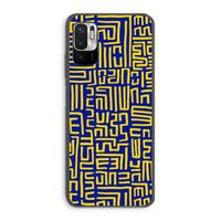 Majorelle Blue Print: Xiaomi Redmi Note 10 5G Transparant Hoesje