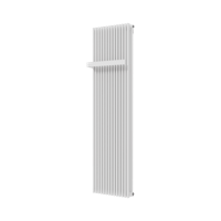 Vipera Corrason dubbele badkamerradiator 50 x 180 cm centrale verwarming hoogglans wit zij- en middenaansluiting 2.857W
