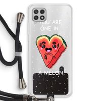 One In A Melon: Samsung Galaxy A22 4G Transparant Hoesje met koord