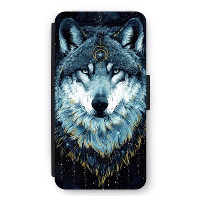 Darkness Wolf: iPhone 11 Pro Max Flip Hoesje