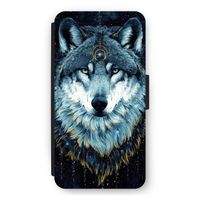 Darkness Wolf: iPhone 11 Pro Max Flip Hoesje