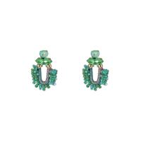 Day&eve Oorbellen Sead Bead Stud Mint | Goud