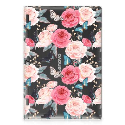 Lenovo Tab 10 | Tab 2 A10-30 | Siliconen hoesje | Butterfly Roses Lenovo Tab 10 | Tab 2 A10-30 | Siliconen hoesje | Butterfly Roses