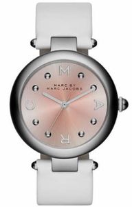 Horlogeband Marc by Marc Jacobs MJ1407 Leder Wit 18mm
