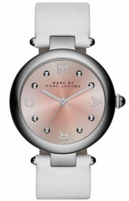 Horlogeband Marc by Marc Jacobs MJ1407 Leder Wit 18mm