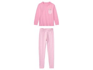 lupilu Meisjes pyjama (110/116, Roze gestreept)