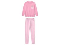 lupilu Meisjes pyjama (110/116, Roze gestreept)