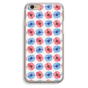 Klaproosjes: iPhone 6 / 6S Transparant Hoesje