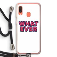 Whatever: Samsung Galaxy A20e Transparant Hoesje met koord