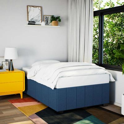Bedframe zonder matras 120x190 cm stof blauw