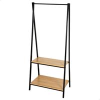 Jassenrek met schap Max Home Staal Melamine spaanderplaat Minimalist 64 x 150 x 40 cm