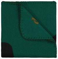 HEMA Fleece Plaid 150x130 Kerst Takkie (groen) - thumbnail