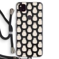 Uilen: Pixel 4a 5G Transparant Hoesje met koord
