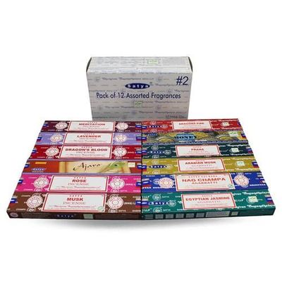 Satya Wierook Assortiment 2 - 12 Soorten (12 pakjes)
