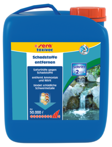 Sera Pond Toxivec 2500 ml Waterzuiveraar - Snelle Ammonium/Nitriet Reductie voor Vijvers