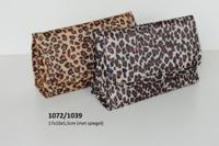 Toilettas met spiegel panter 17x10x5,5cm