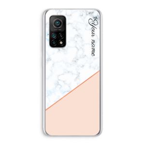 Marmer in stijl: Xiaomi Mi 10T 5G Transparant Hoesje