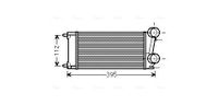 Intercooler, inlaatluchtkoeler PEA4343